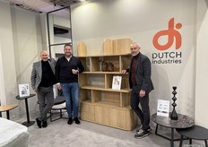 Van links naar rechts: Raymond, Roel en Arie van Nijwie.