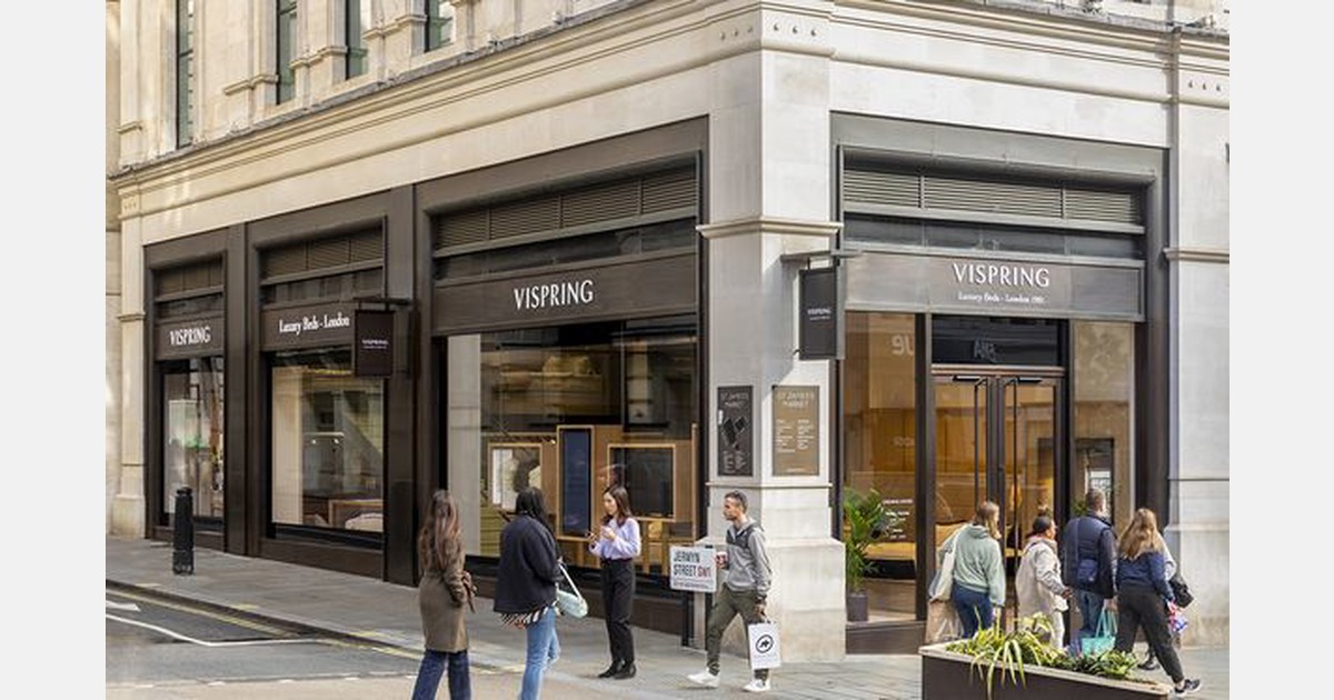 Vispring opent eerste flagship store