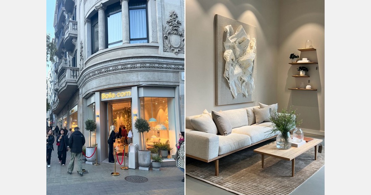 Bolia opent eerste winkel in Spanje