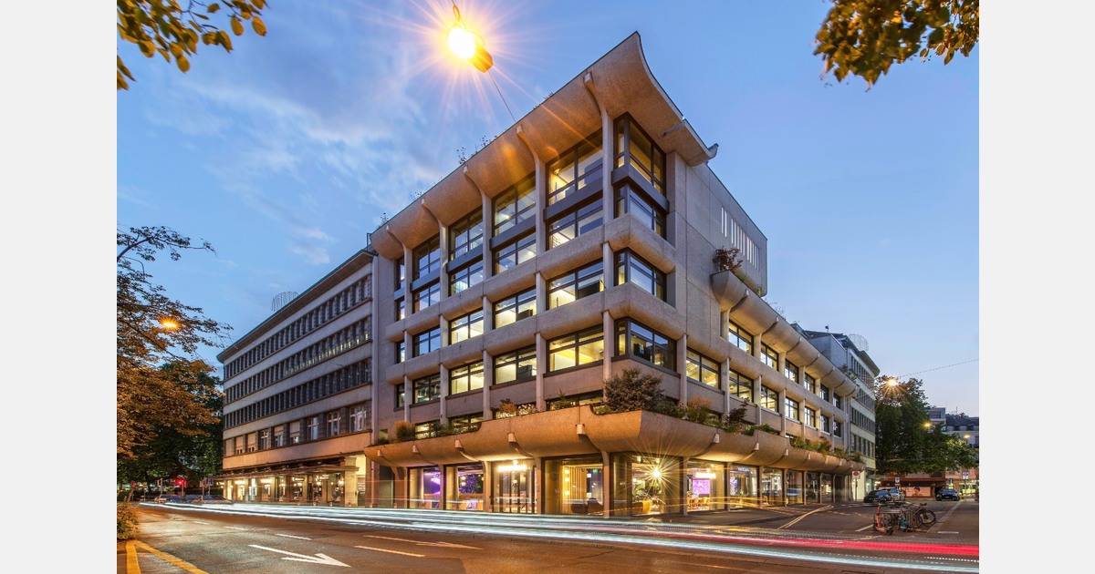Evolution Design transformeert twee historische gebouwen in Zürich tot bekroonde bedrijfscampus