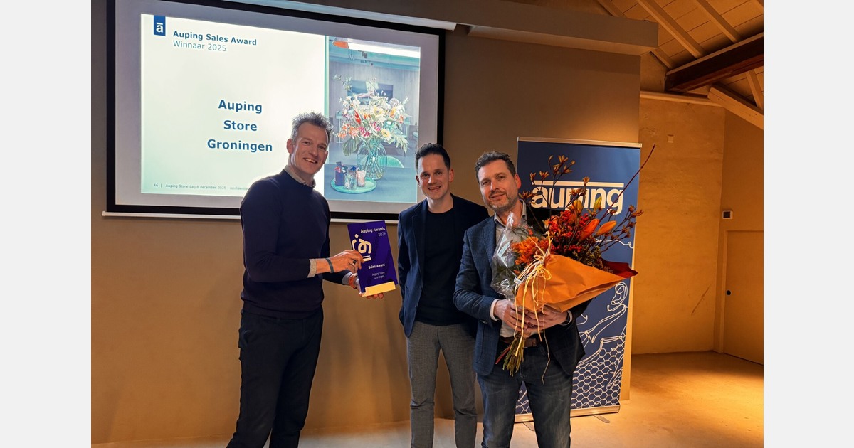 Auping Store Groningen wint Auping Sales award 2026