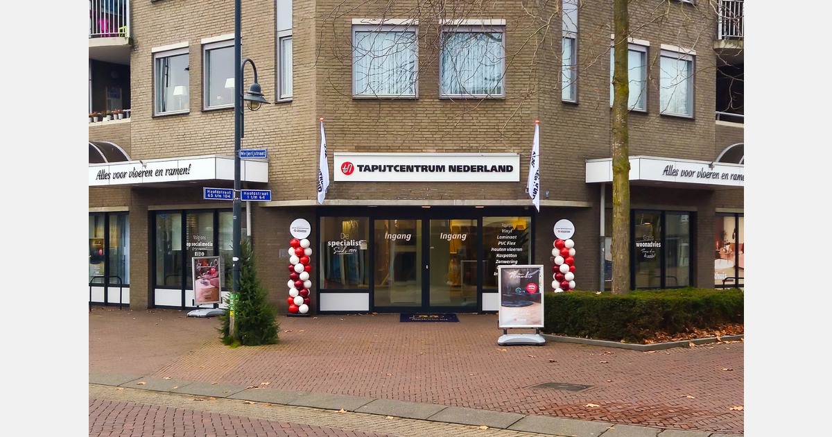 Tapijtcentrum Nederland opent duurzame flagshipstore in hartje Veghel