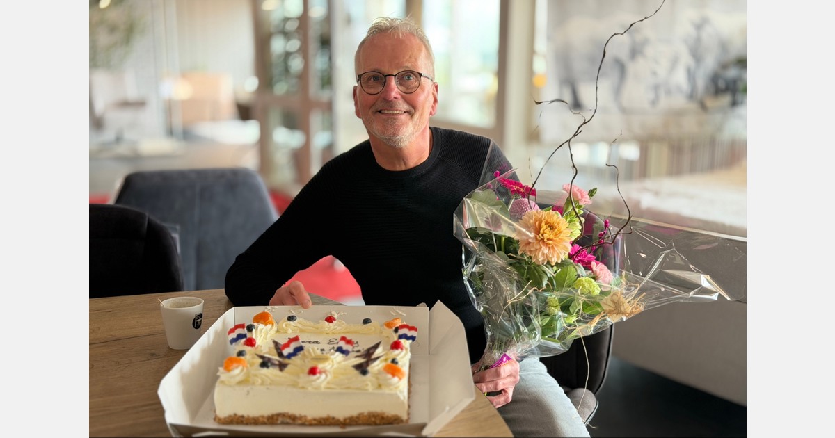 Eddy Harke al 25 jaar ‘de motor van het magazijn’