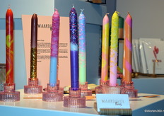 Kaarsen van Waardevol Thuis, die in de buurt van Rotterdam met de hand gemaakt worden.