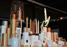 Ook de kaarsen van het Franse Bougies LA FRANÇAISE waren aanwezig op de vakbeurs.