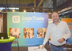 Sven Andriessen van LogicTrade, dat voor het eerst sinds 2017 present was op InCoDa. Het bedrijf is aanbieder van een breed scala aan softwarepakketten voor de meubel-, slaap- en woningtextielbranche.