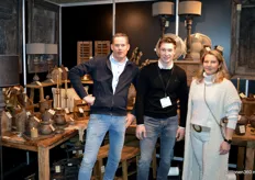Tom Hofte, Richard Leus en Miranda Höfte van Deco Trading Twente (DTT).