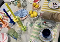 Vooral op de 'gedekte tafel' was veel kleur te vinden en werd dus ook veelvoudig gefotografeerd door de bezoekers.  