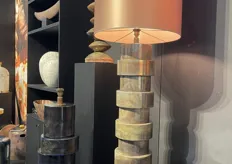 Prachtige lamp uit de collectie van LB Ceramics.