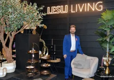 Christian Kurz stond namens Lesli Living klaar voor alle bezoekers.