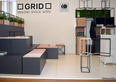 GRID is een architectonisch interieursysteem voor elke zakelijke werkruimte.