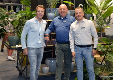 Frank Verkleij, Jasper Jansen en Teun Verbiesen van NDT International.
