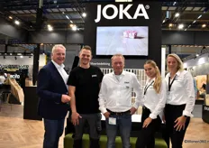 Het team van groothandel JOKA, met v.l.n.r. Bob Snoek, Ralph de Vries, Pepijn Mulder, Dané ter Beke en Charon ten Vergert.