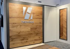 Heywood liet de meerdere varianten van houten parketvloeren zien die zij leveren.