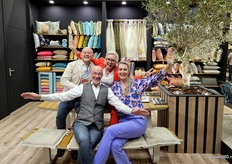 Erik, Andreas, Ineke en Mendy maakten met Rogon hun debuut op spoga+gafa. 