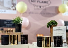 Kaarsen van My Flame, gemaakt van biologische sojawas.