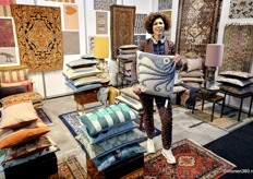 Op de stand van Stapelgoed staat Cindy Verboven klaar voor alle bezoekers.