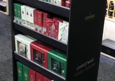 De nieuwe kerstdisplay van Scentchips met geurstokjes.