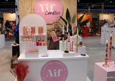 Evie is voor het eerst aanwezig op Trendz met Aifcandles.