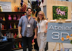 Sjoerd Brenninkmeijer is voor het eerst met Demi Kok aanwezig op Trendz met Atelier 3D. Het bedrijf is pas in mei begonnen, maar nu al actief op Trendz.