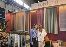 Links Florence Philippron met Nadia Vanopstal van het Belgische bedrijf Verdeco.