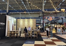 Een blik op het middelste gedeelte van de beurshal.