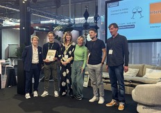 De prijswinnaars van de circulaire prijzen op de foto, met links Gerard van Muijden van InCoDa.
