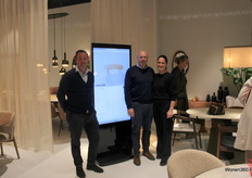 Castle Line Furniture is drie personen sterk op Meubelbeurs Burssel met Jaan Depraetere, Dimitri en Ann Vandecasteele.