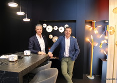 De verlichte stand van Ledvance was niet te missen met Sven Moerenhout en Ronald van der Reijden.