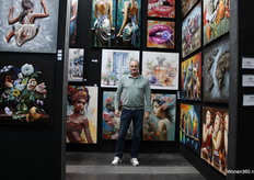 Stany Lanoo bij de hoge stand van Gave Specials.