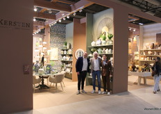 Kersten is met drie man sterk de nieuwe collectie aan het presenteren. V.l.n.r. Fabio Marinatto, Diederik Kersten en Leon Verweij.