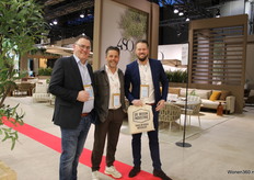 Het team van De Woonindustrie tegen het lijf gelopen.