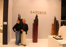 Sonja Crevits en Alexe Depla bij de nieuwe collectie van Gardeco.