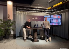 Links Arne Lubbers met Geert Wessels van Unlit.