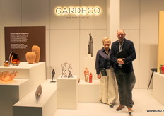 Sonja en Jan van Gardeco Objects bij de Design icons.