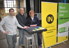 Bas van Kessel, Bert-Jan van der Stelt en Liselore Blijlvens van INretail, die opkomt voor de belangen van ondernemers in de woonretail.