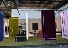 Deze op maat gemaakte designtapijten van Bomat trokken de aandacht.