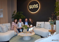 Manon Floris, Rob van Gorp, Marcel Houdel en Madeleine Banken van Suns.