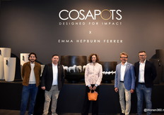 Cosapots van The Pots Company wil graag een finishing touch geven aan tuin en interieur, met v.l.n.r. Thomas Pocci, Bart Vanhoutte, Emma Ferrer Hepburn, Sweder Vossen en Laurent Gauthier.