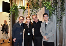 ... waar v.l.n.r. Bastiaan Beun (TMF), Lydia Croll (Rituals), Lammert Moerman (JEE-O) en Thomas Beun (TMF) alle bezoekers te woord stonden.