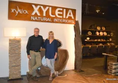 Jan Jaap en Titi Lems vertegenwoordigen de showroom van Xyleia. Zij behoren sinds twee weken ook tot de exposanten van het  ETC Design Centrum.