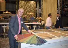 John Huijgens van Interfloor, actief in projecten op het gebied van tapijt en vinyl.
