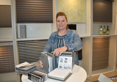 Wendy van Uneken van BD Line (zonwering) lanceerde een nieuwe rolgordijncollectie.