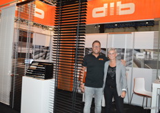 Mike de Haan en Mariska den Boer van Dutch Interior Blinds.