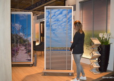 Stephanie Boshoven lichtte de nieuwe aluminium jaloezie toe van Blend Window Fashion.