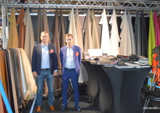 Steven Decaluwe en Mathieu Limpens vertegenwoordigden de stand van Deletex.