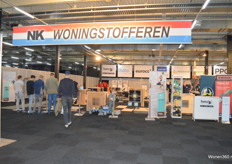 De gedeelte van de beurs waar het NK Woningstofferen plaats vond.