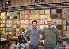 Gijs Paijmans en Guido Wolters van Maro Trading Co. (woontextiel) showden de ‘In the mood collection’.