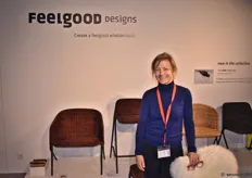 Marleen Frimout van Feelgood Designs was met The Kaki Collection present op de beurs.