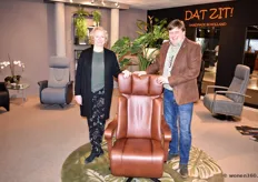 Corrie en Rob Réparon van Skalma (Deense zitmeubelfabrikant) en Dat Zit! (handgemaakte relaxfauteuils).